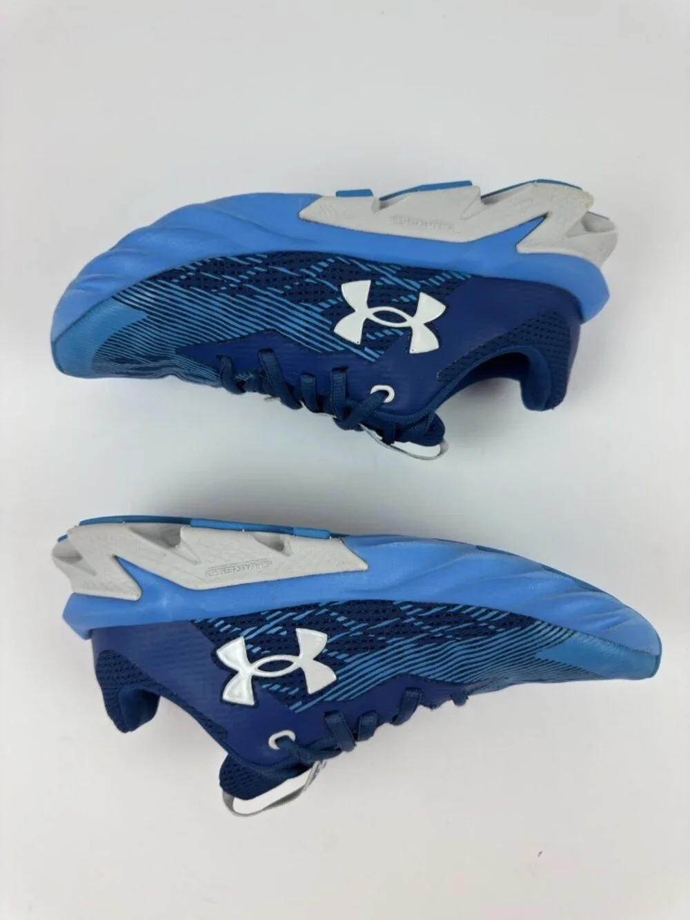 Under Armour Kids UA MACH 9.6 Blue Sneakers Size 5Y